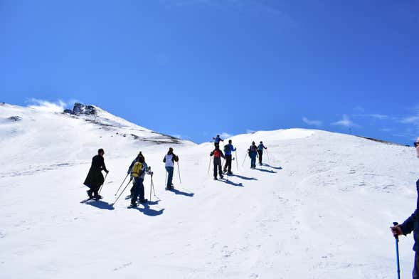 Snowshoe Hike in Sierra Nevada